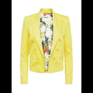 L'AGENCE Brooke Linen Blazer